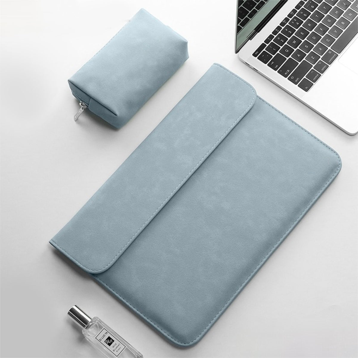 MAGCASE Macbook Draufsicht Blau Laptophülle Notebook Tasche