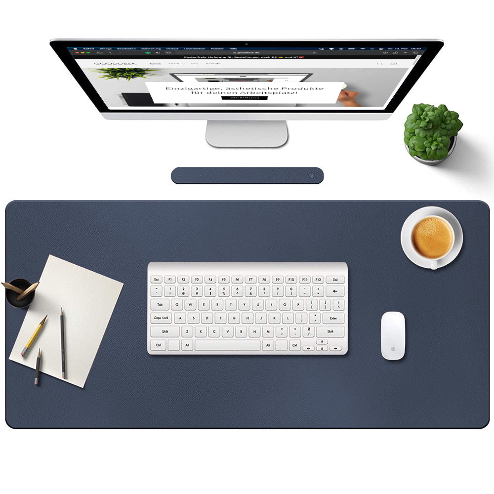 MATDESK Schreibtischunterlage Produktbild dunkelblau