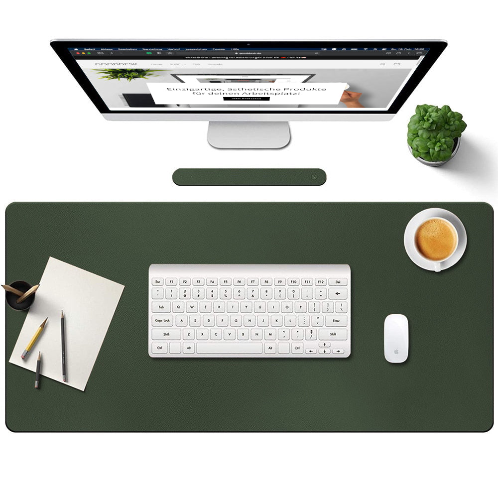 MATDESK Schreibtischunterlage Produktbild dunkelgrün
