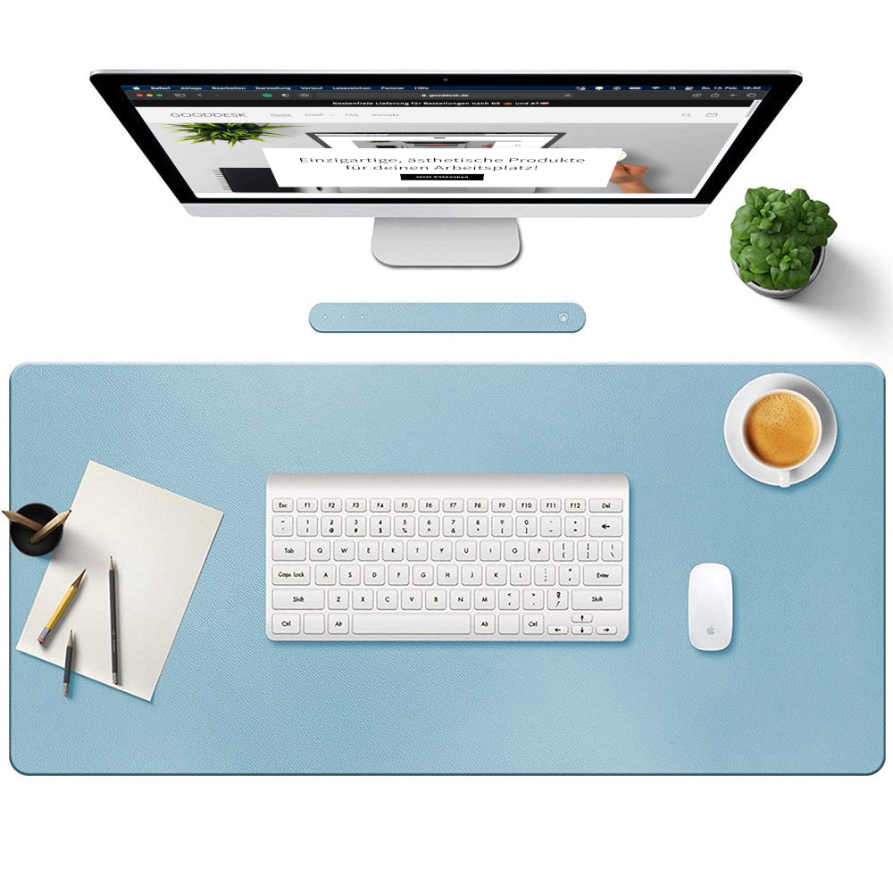MATDESK Schreibtischunterlage Produktbild hellblau